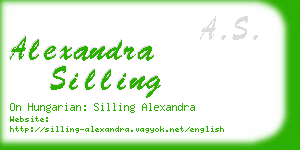 alexandra silling business card